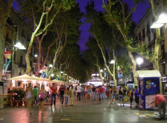 La famosa via di Barcellona