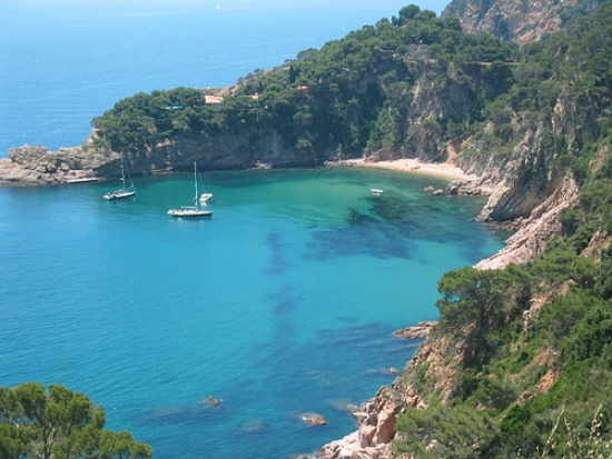 Una meravigliosa veduta della costa spagnola