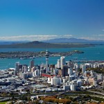 Auckland city, Westhaven Marina and harbour view, Auckland, New Zealand