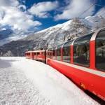 Bernina Express, Piz Bernina, Morteratschgletscher, Montebellokurve