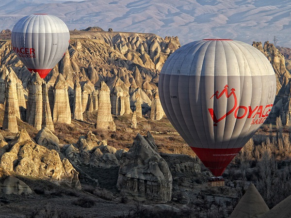 Cappadocia in mongolfiera