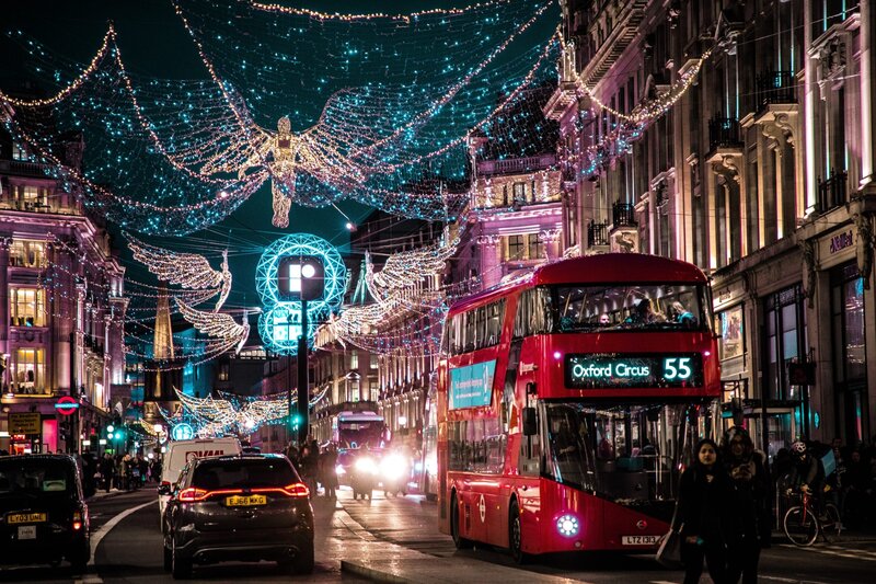Natale nelle strade di Londra