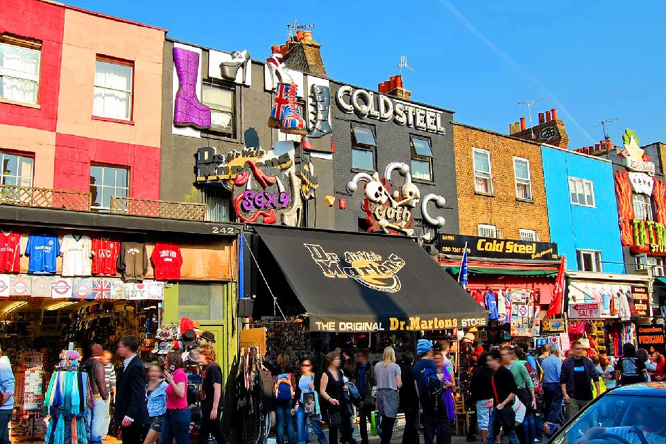 Shopping a Londra a Camden Town