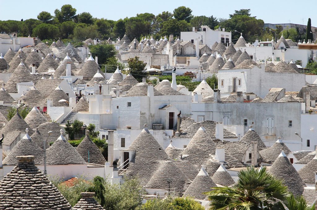 I trulli di del borgo di Alberobello