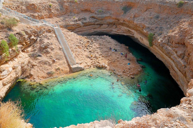 Bimmah Sinkhole in Oman