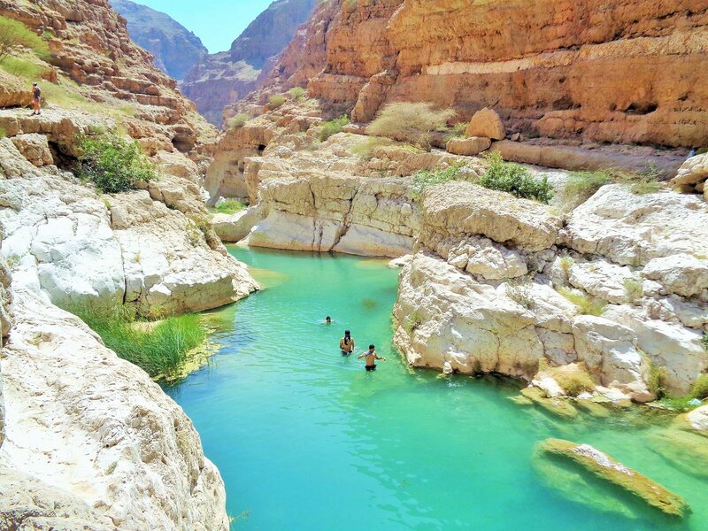 La gola di Wadi Shab