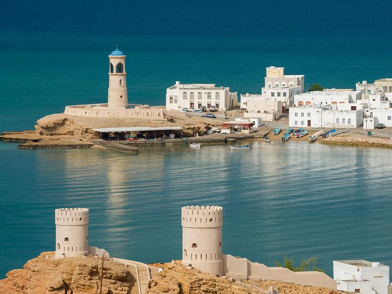 La città di Sur in Oman