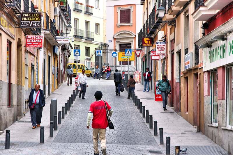 Scorcio del quartiere Lavapiés