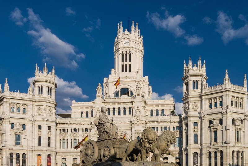 Vista del Palacio de Cibeles