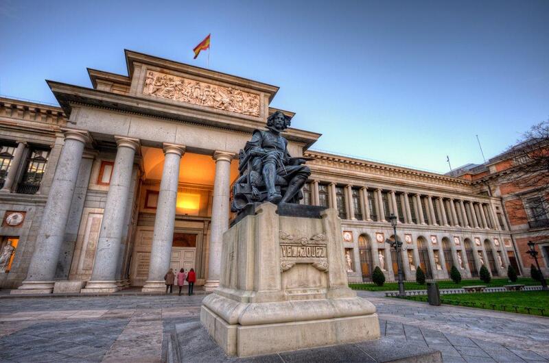 Museo del Prado di Madrid - Vista dell'entrata