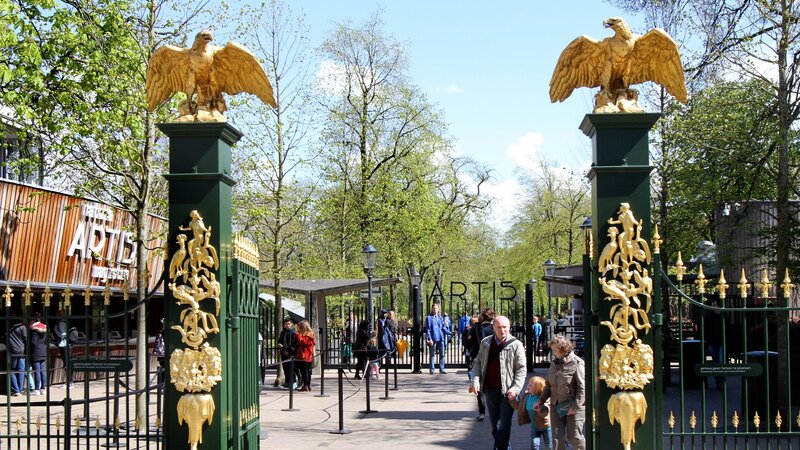 L'entrata dello zoo di Amsterdam