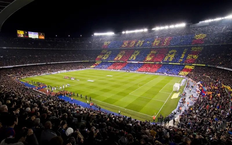 Il mitico stadio di Barcellona il Campo Nou