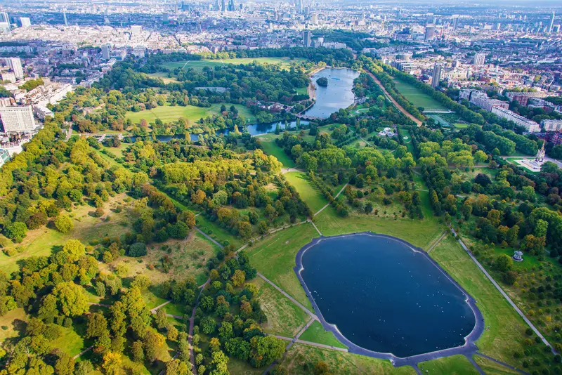 Il grande Hyde Park di Londra